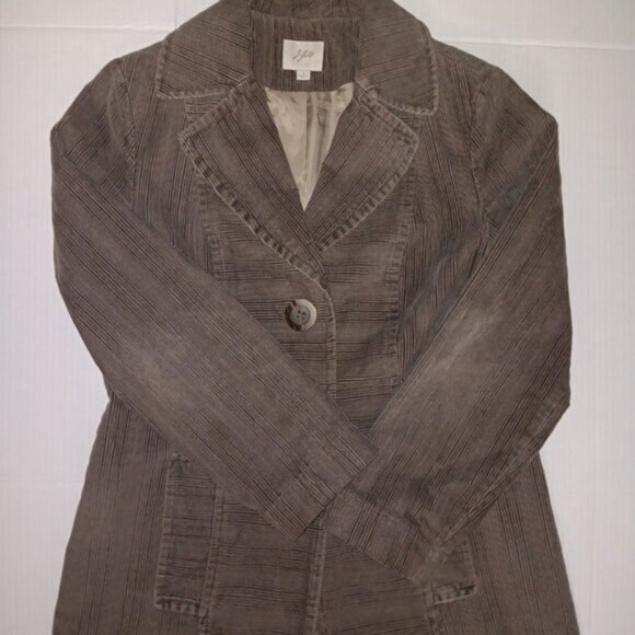 J.JILL  LIGHT WEIGHT CORDUROY TRENCH COAT - Picture 7 of 14
